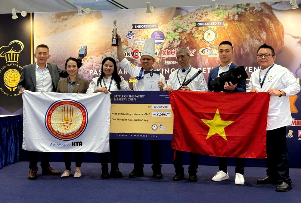 Vietnam wins Battle of Pastry & Bakery Chefs 2025 competition